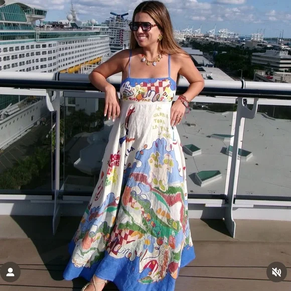 Alemais Nadia maxi linen Sundress - Picture 11 of 11